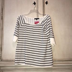 Brand NEW Evereve striped shirt